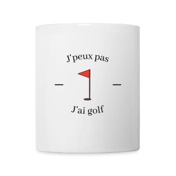 I can not I have golf - Mug - white - Front