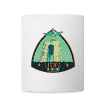 Lisbonne Portugal, christ roi - Mug blanc - blanc - Devant