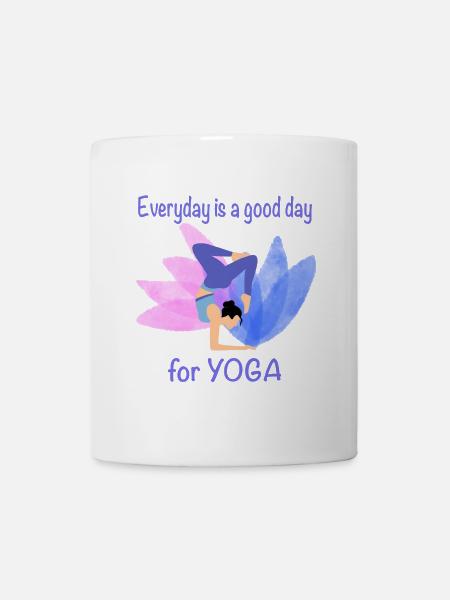 Yoga - Tasse - Weiß