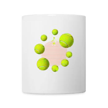 Tennisball - Tasse - Weiß - Vorne