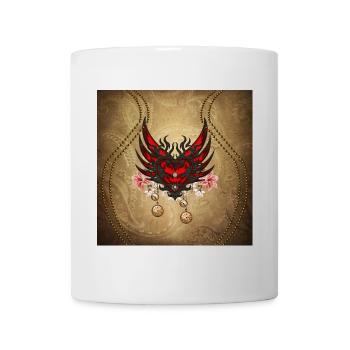 Elegant steampunk heart with watches. - Mug - white - Front