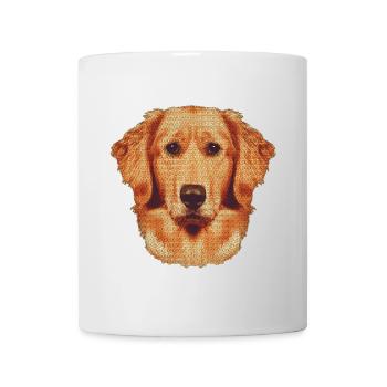 Gesicht Goldenretriever, hunderassen, süßes Hunde - Tasse - Weiß - Vorne