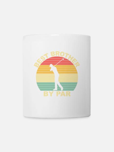 Best Brother By Par - Golfen - Tasse - Weiß