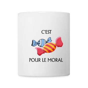 bonbon pour le moral - Mug blanc - blanc - Devant