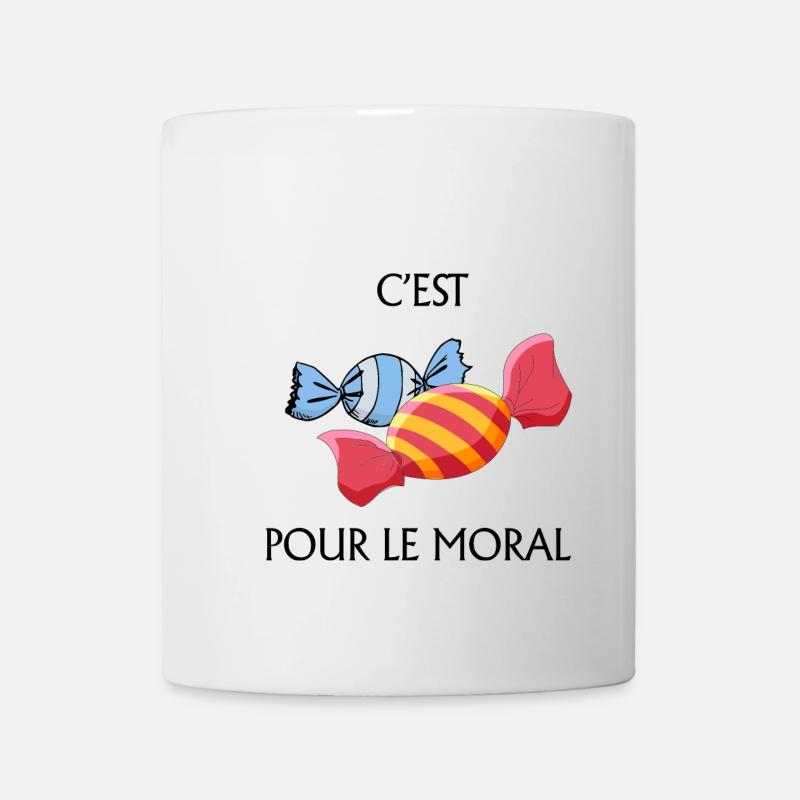 bonbon pour le moral - Mug blanc - blanc