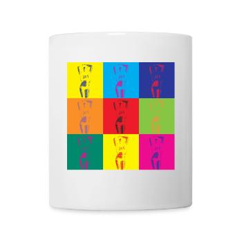 Pop Art Woman Retro Art Gift - Mug - white - Front