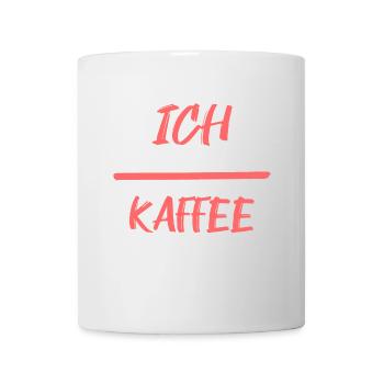 Kaffee Trinken Koffein Kaffeeliebhaber Statement - Tasse - Weiß - Vorne