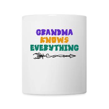 Alte Frau Cool Statement Großmutter Oma Seniorin - Tasse - Weiß - Vorne