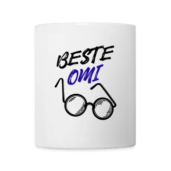 Oma Großmutter Beste Omi Brille Statement - Tasse - Weiß - Vorne