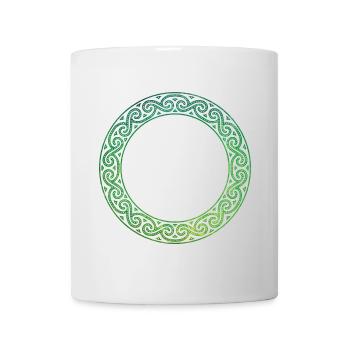 Nœud celtique - Mug blanc - blanc - Devant