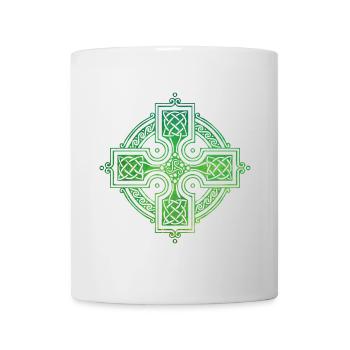 Croix celtique - Mug blanc - blanc - Devant
