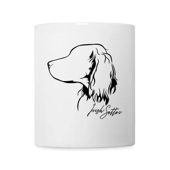 IRISH SETTER Profil Chiens Chien Wilsigns - Mug blanc - blanc - Devant