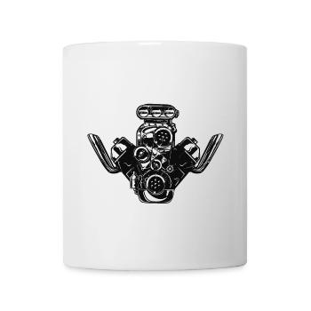 Sei kein Penner fahr Verbrenner Auto - Tasse - Weiß - Vorne