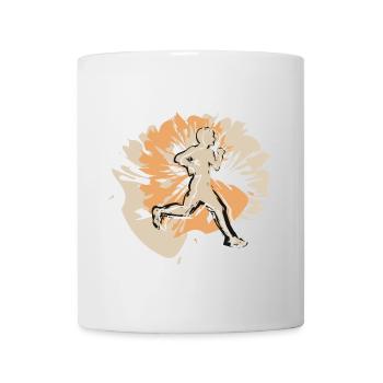 Stylish runner always one step ahead - Mug - white - Front