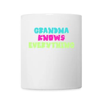 Grand-mère Grand-mère Vieille femme Déclaration - Mug blanc - blanc - Devant