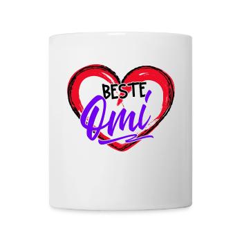 Beste Omi Statement Oma Großmutter Seniorin - Tasse - Weiß - Vorne