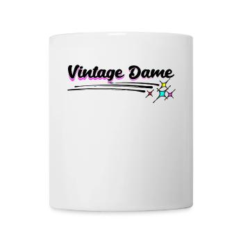 Grand-mère Vieille Femme Vintage Grand-mère Déclaration - Mug blanc - blanc - Devant