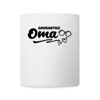 Cool Statement Alte Frau Pensionistin Brille - Tasse - Weiß - Vorne