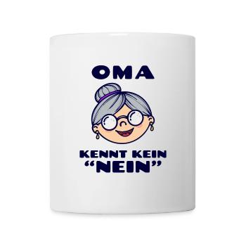 Brille Großmutter Oma Alte Frau Statement Omi - Tasse - Weiß - Vorne