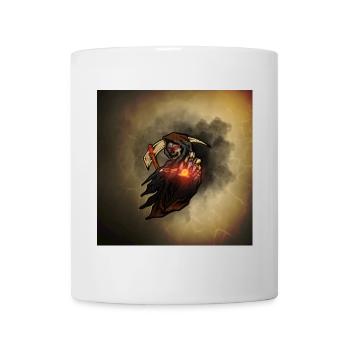 Stunning creepy skeleton - Mug - white - Front