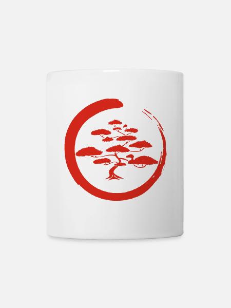 Arbre du Japon rouge - Mug blanc - blanc