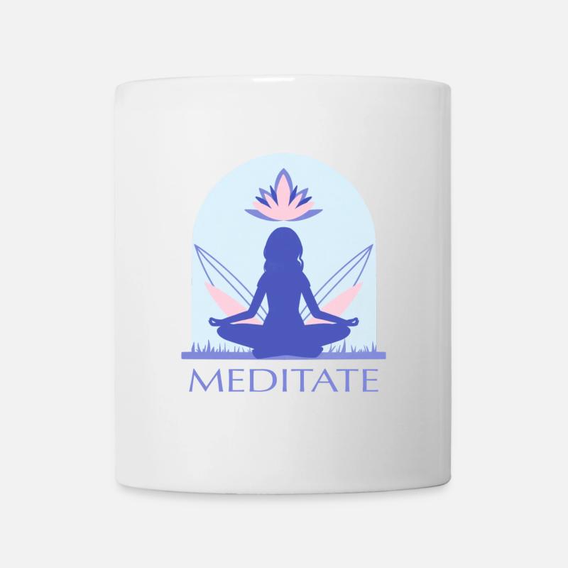 Yoga - Tasse - Weiß