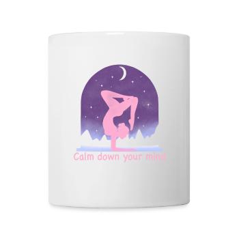 Yoga - Tasse - Weiß - Vorne