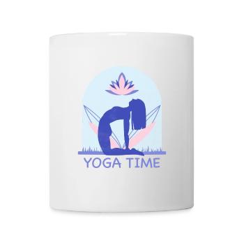 Yoga - Tasse - Weiß - Vorne