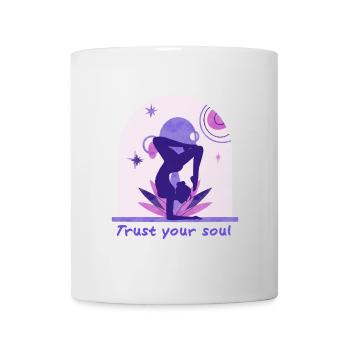 Yoga - Tasse - Weiß - Vorne