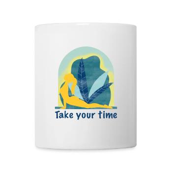 Yoga - Tasse - Weiß - Vorne