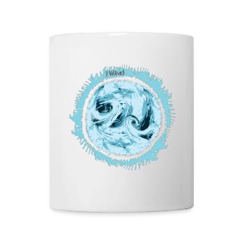 Stormy Water Swirl Design - Mug - white - Front