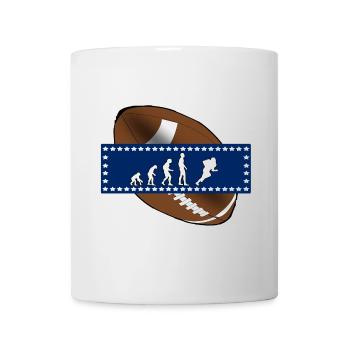 EVOLUTION AMERICAN FOOTBALL USA Gift - Mug - white - Front
