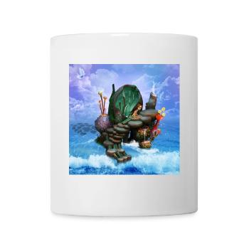 Kleine Fee am Strand - Tasse - Weiß - Vorne
