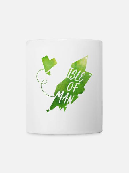 Isle of Man - Tasse - Weiß