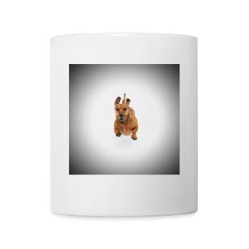Brown Dachshund - Mug - white - Front
