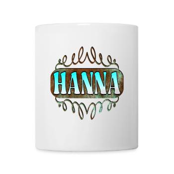 Namenstaggeschenke Tochter Hanna - Tasse - Weiß - Vorne