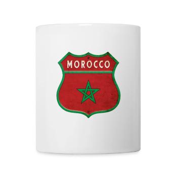 Morocco Coat of Arms Flags Design - Mug - white - Front