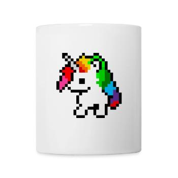 PixelUnicorn Rainbow - Mug - white - Front