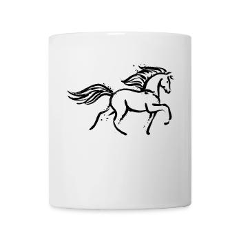 Horses Gallop Stallion Icelandic Horses Icelandic - Mug - white - Front