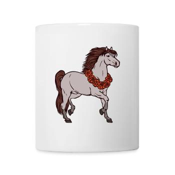 Cool Pferde Galopp Islandpferde Pferdefan - Tasse - Weiß - Vorne