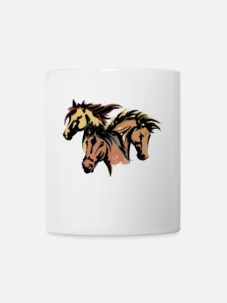 Pferde Hengst Islandpferde Pferdeliebe Isländer - Tasse - Weiß