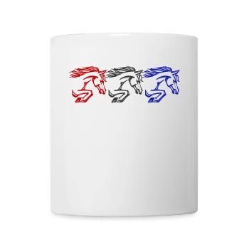 Islandpferde Pferdenarr Galopp Pferde Hengst - Tasse - Weiß - Vorne