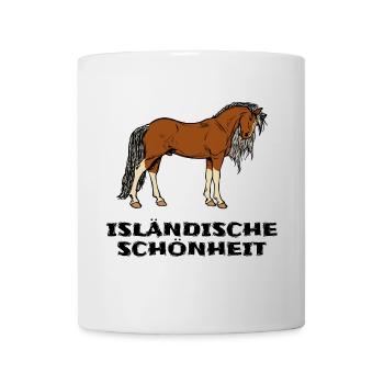 Isländer Pferde Statement Islandpferde Pferdenarr - Tasse - Weiß - Vorne