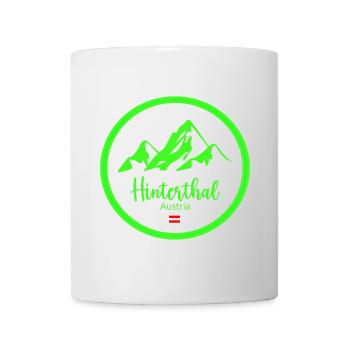 Hinterthal Alpen Neon Logo - Tasse - Weiß - Vorne