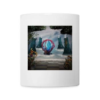 Im Kokon am Strand - Tasse - Weiß - Vorne