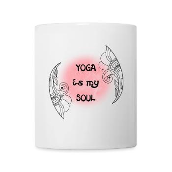 Yoga - Tasse - Weiß - Vorne