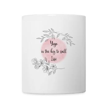 Yoga - Mug blanc - blanc - Devant
