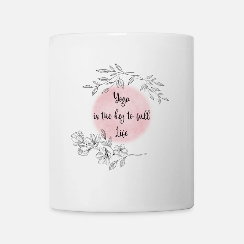 Yoga - Tasse - Weiß