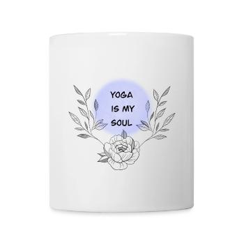 Yoga - Tasse - Weiß - Vorne