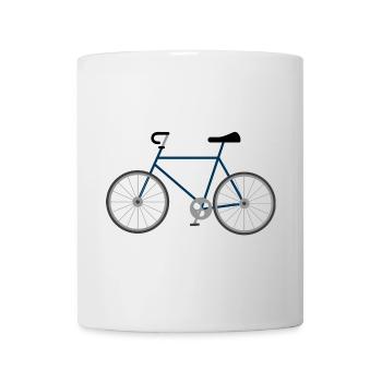 Le vélo du dimanche - Mug blanc - blanc - Devant